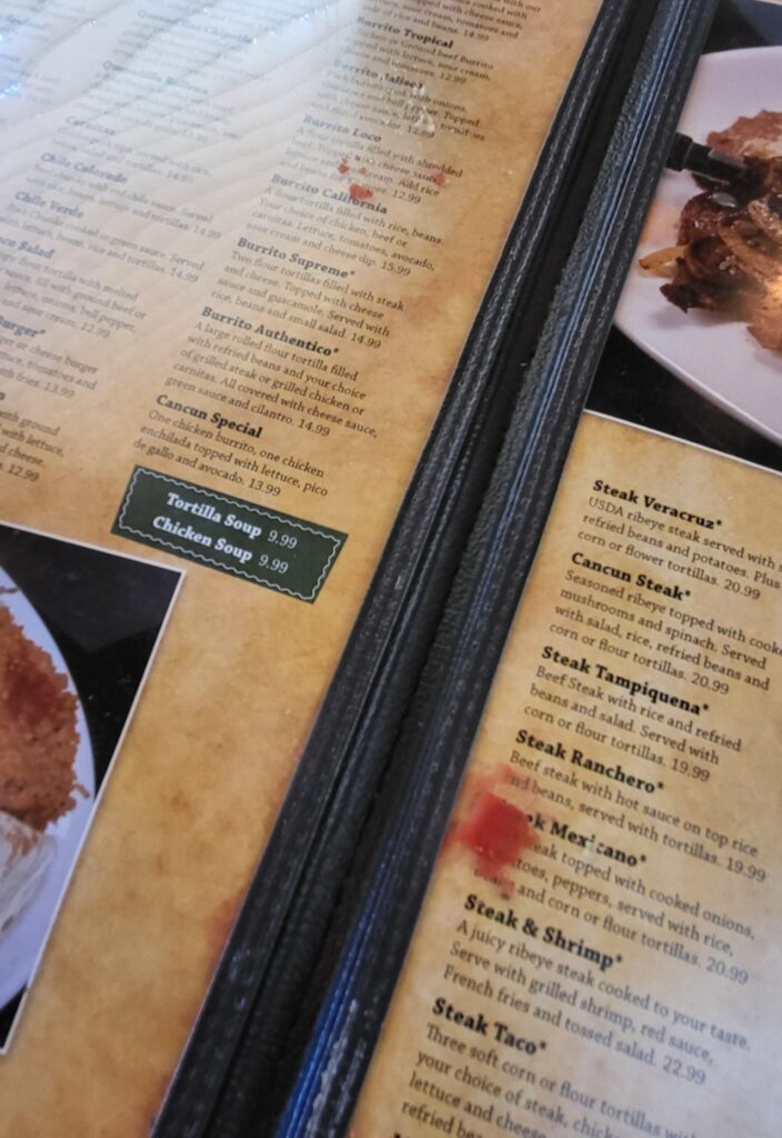 Cancun by the Lake Menu 8